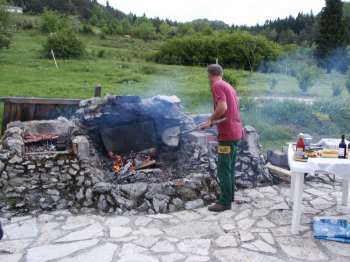 Bernard grillt für uns