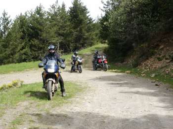 Auffahrt zum Col de Sansa