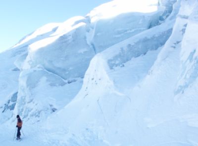 Gletscherspalten am Tuxer Gletscher