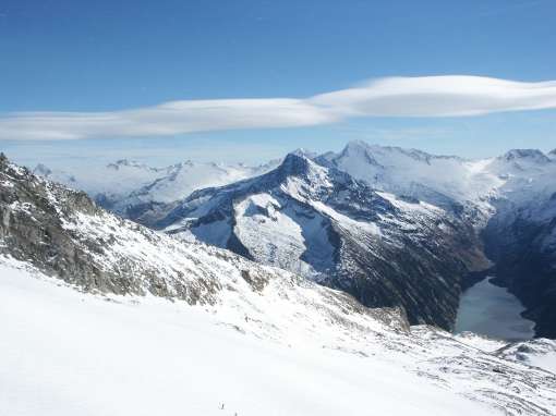 Vom Hintertuxer Gletscher Richtung Süden